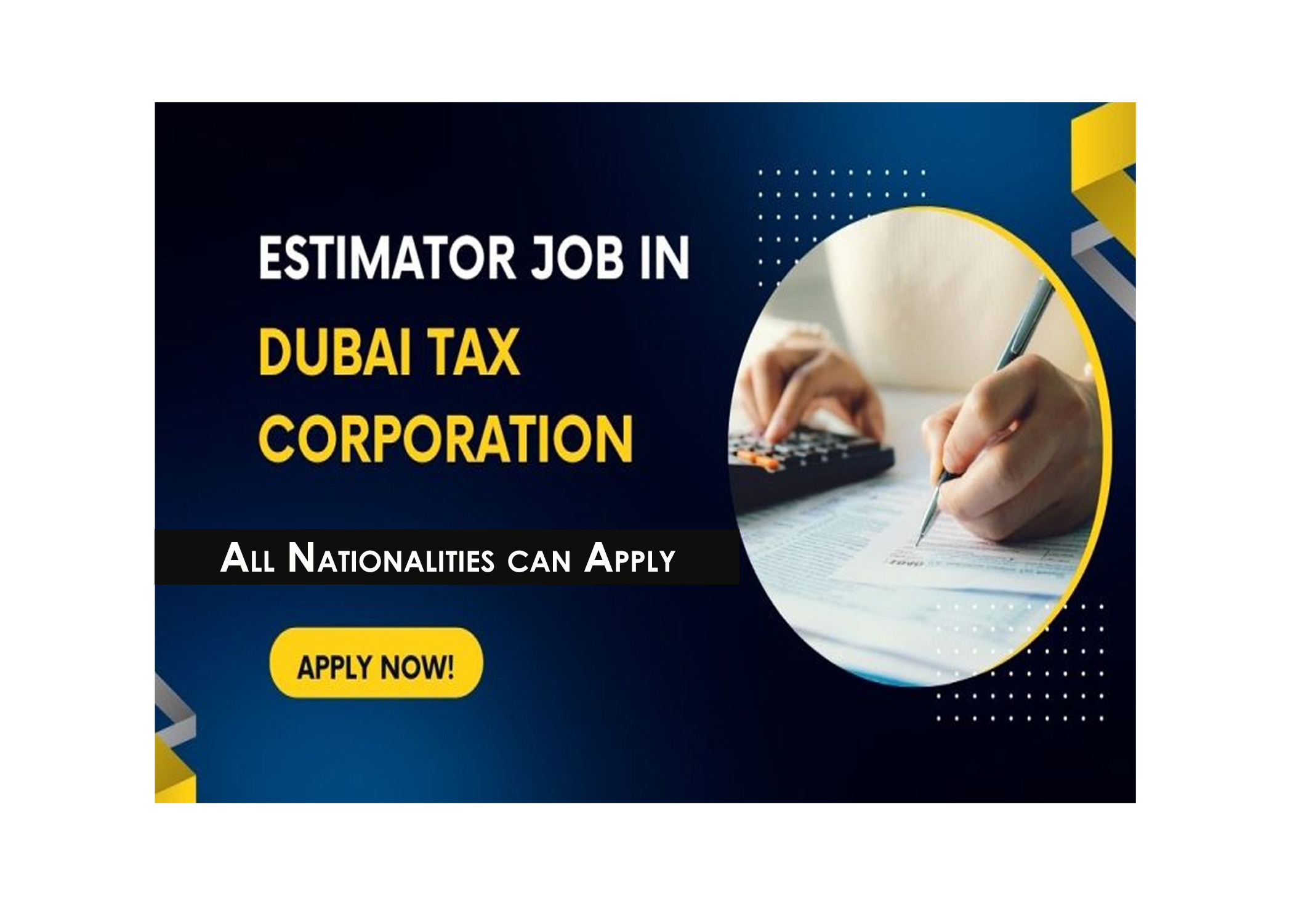 Estimator Job in Dubai Taxi Corporation, Dubai